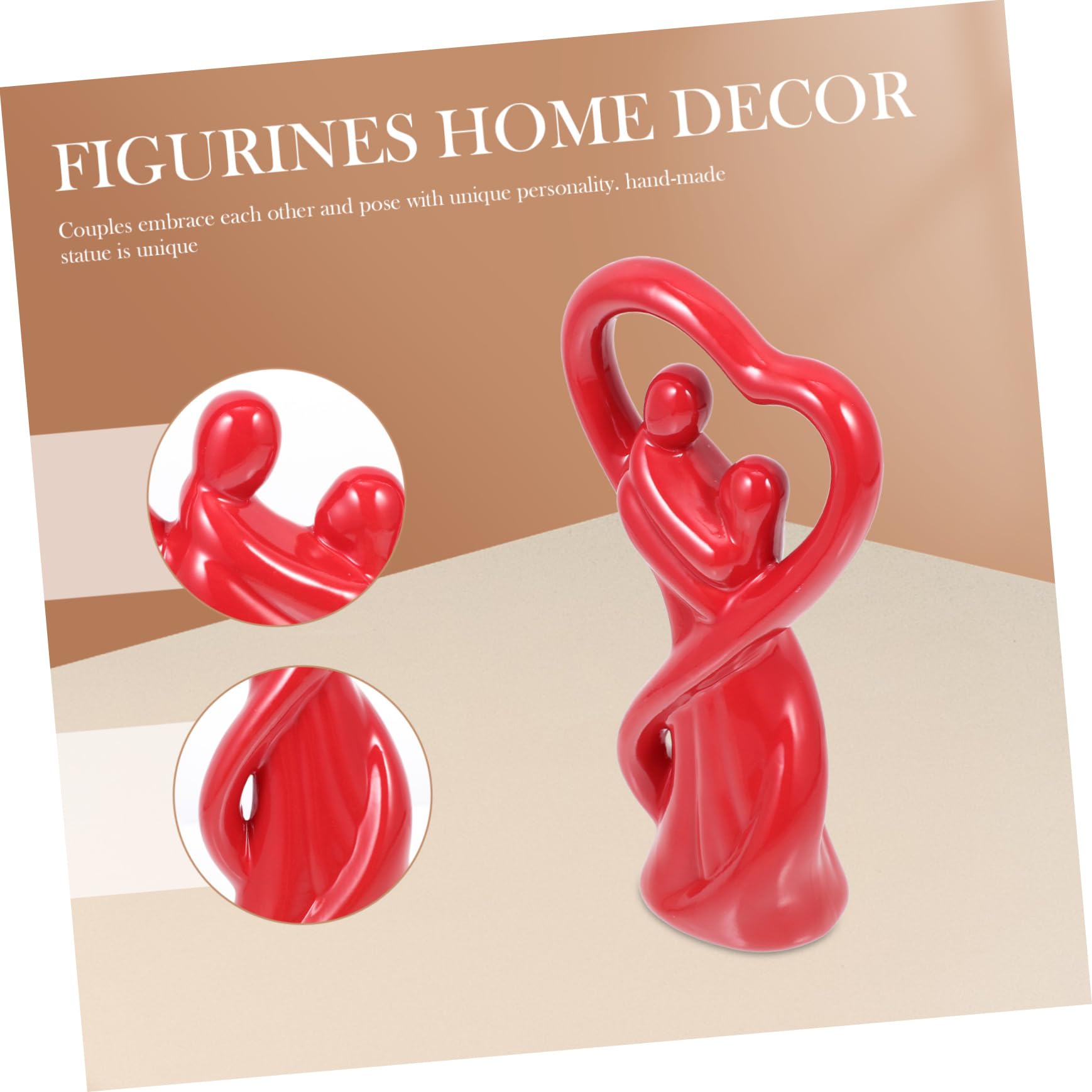 LIFKOME Embracing Couples Ornament Romantische Hochzeitsfigurine Für Zuhause Dekoration Für Valentinstag Und Hochzeiten