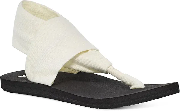 Sanuk Women's Yoga Sling | Sandals for Women | Yoga Sandals For Women | Memory Foam Footbed | Two-Way Stretch Upper