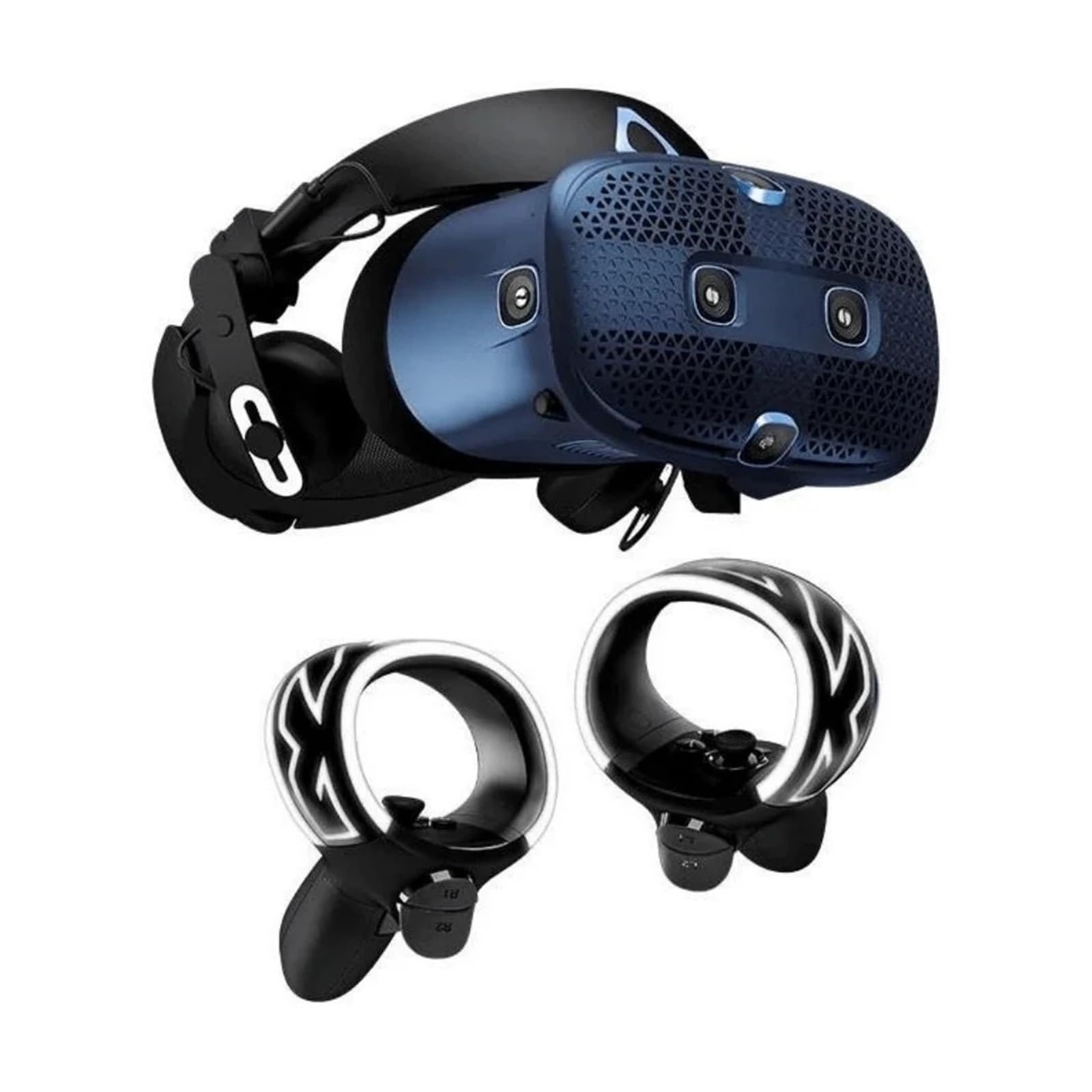 Compatible con el Visor de Realidad Virtual HTC Vive Cosmos con 6 cámaras de Seguimiento. Se Conecta con Gafas de Realidad Virtual 3D for Ordenador.