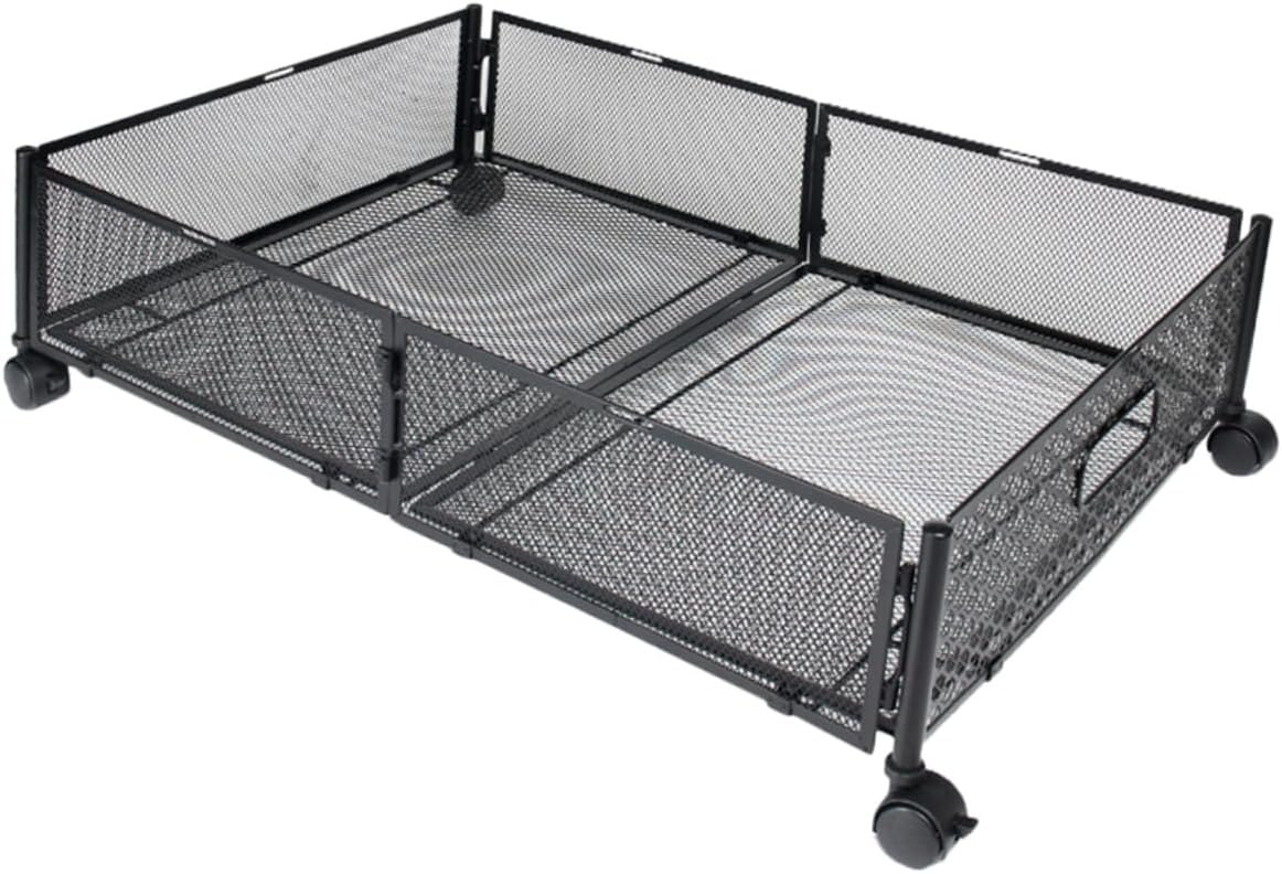 IMIKEYA Bed Storage Container Rollable Bed Organizer Large Capacity for Bedroom