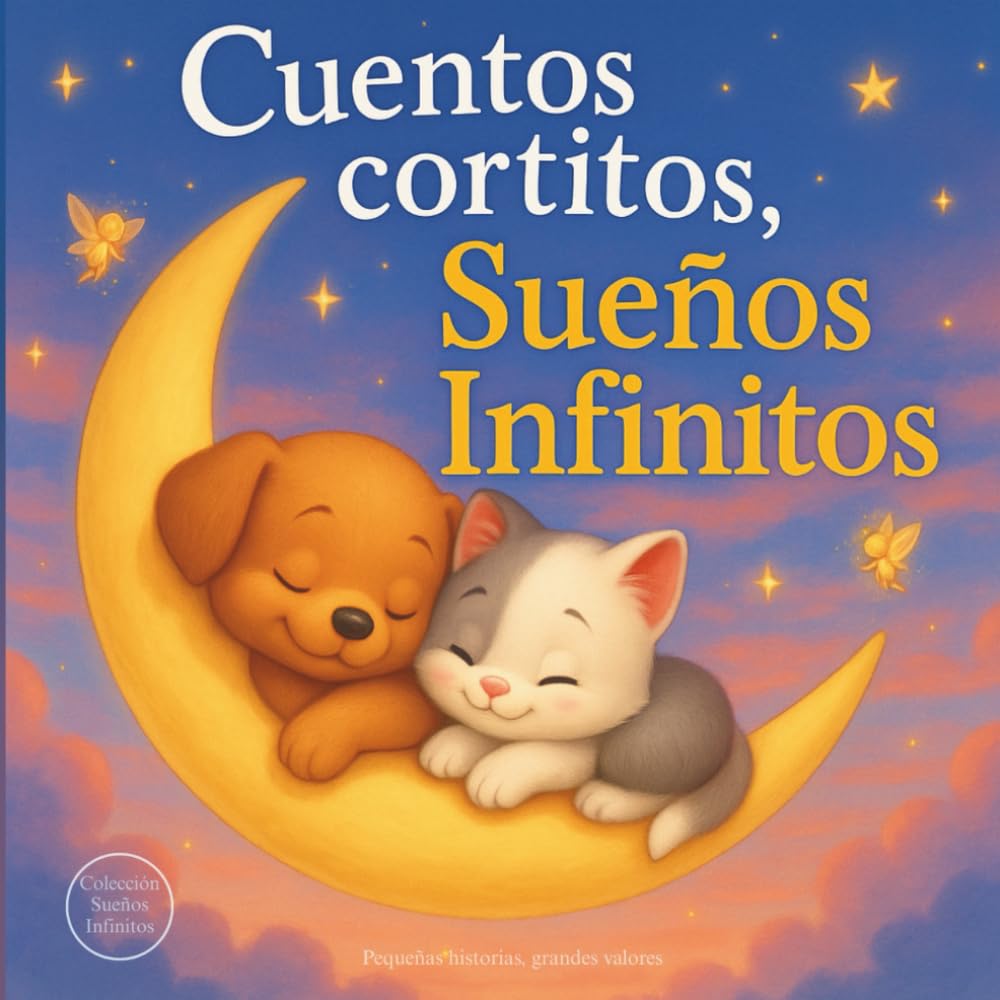 Cuentos cortitos, Sueños Infinitos: Pequeñas historias, grandes valores: Cuentos infantiles de animales para dormir, gestionar emociones y crecer feliz (2-6 años).