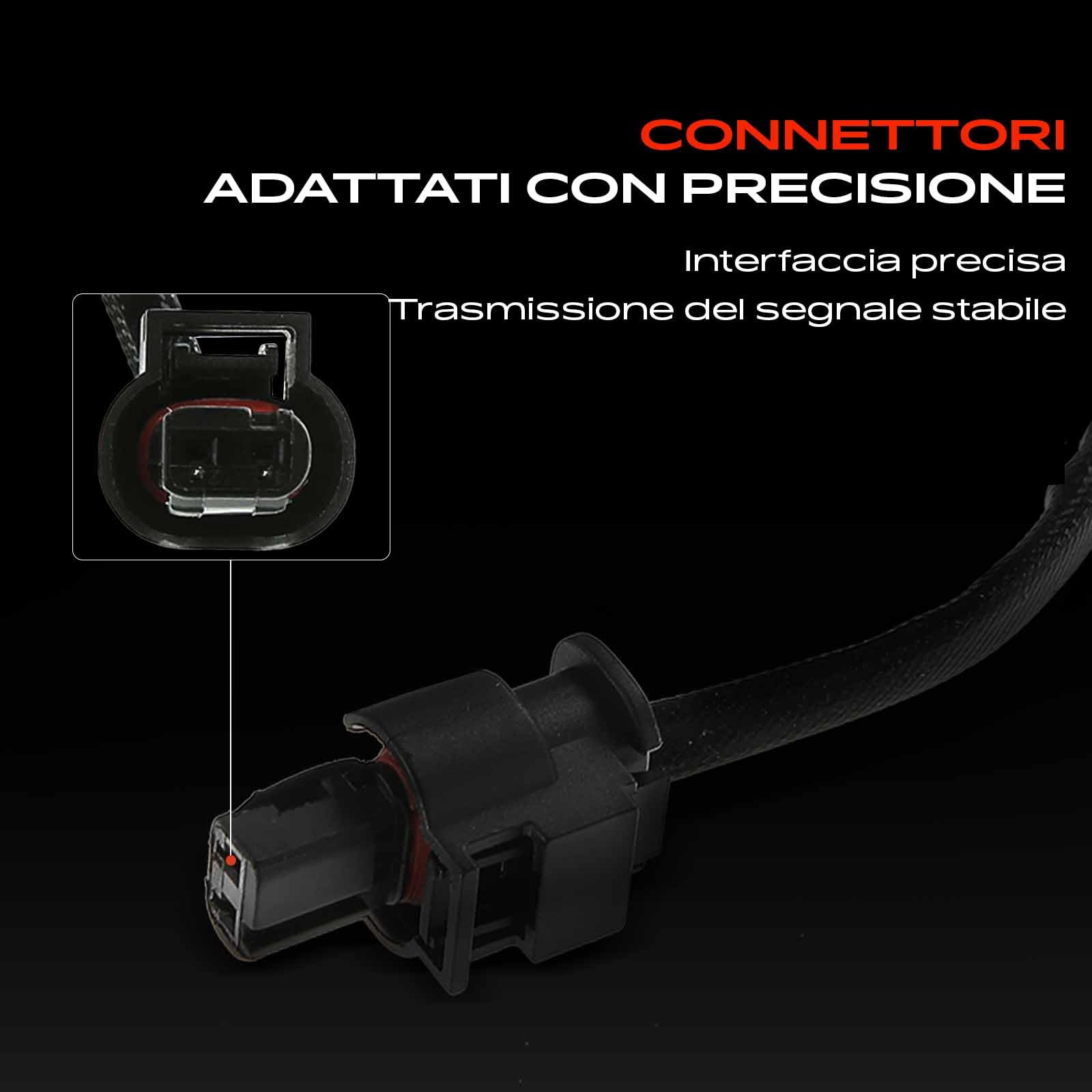 Frankberg Sensore temperatura gas di scarico Sensore gas di scarico 2-Poli Compatibile con Fortwo Coupé 451 Fortwo Cabrio 451 Replace# A0019051500,12060