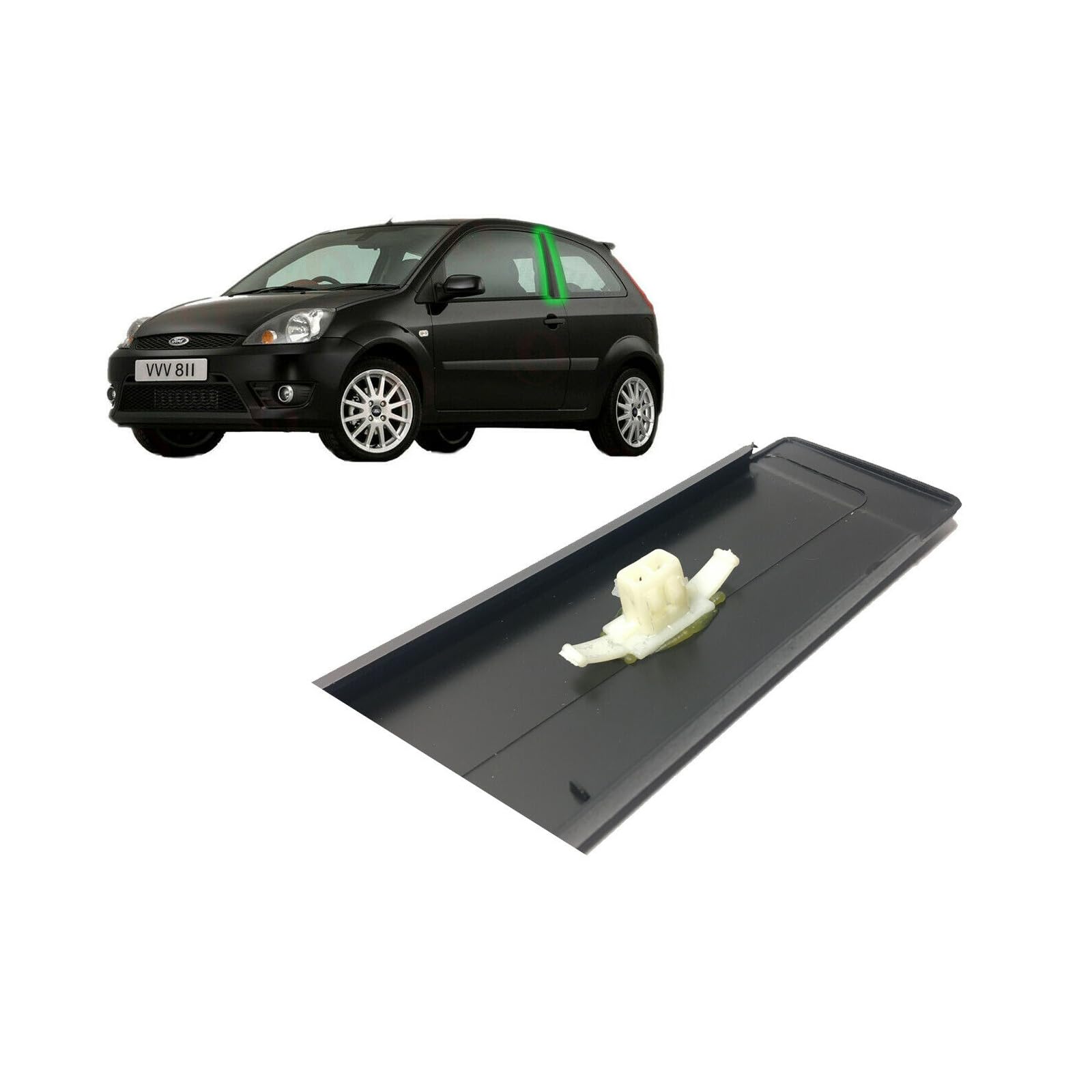 Moulure De Pilier De Porte Gauche Pour Fiesta Van V 2002-2008 - OE 2S51B20899AG - Pièce Origine