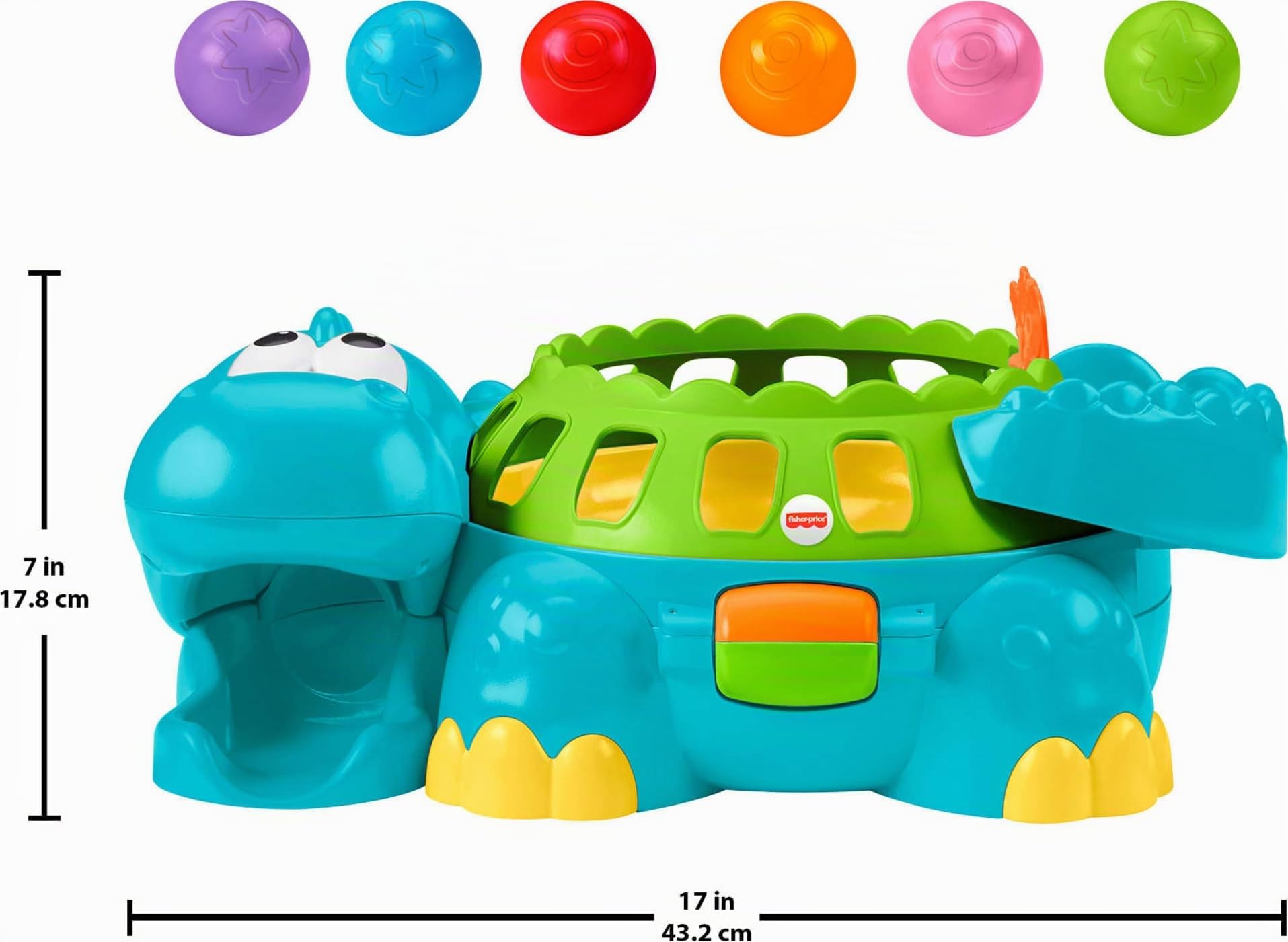 Mattel W1392 - Fisher Price Musikale Dino