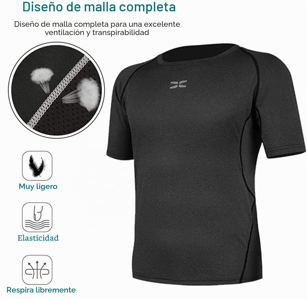Conjunto de ropa de gimnasio para hombre, para correr, fitness, entrenamiento