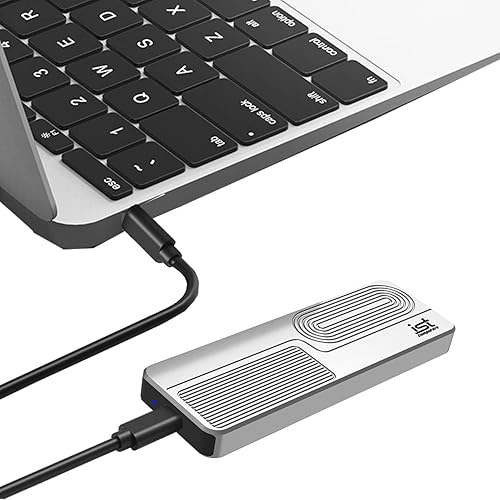 Miniatura 3 de SSD portátil ultrarrápido de 256 GB (PCIe NVMe 4.0, USB-C 3.1 Gen2 tipo C, hasta 1050 MBs, solo 2.8 onzas, construido con Kingston, Micron, Crucial)