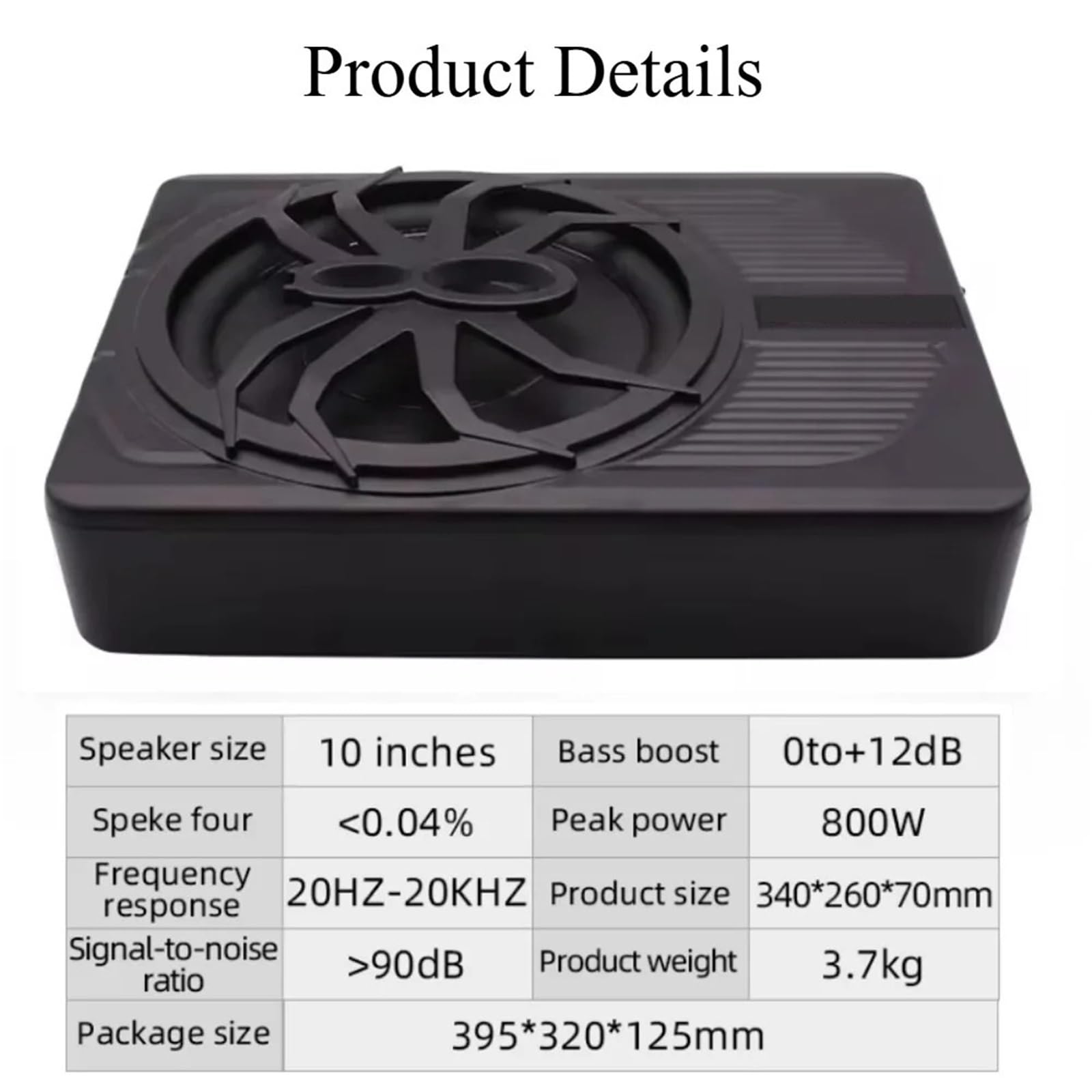 Samochodowy system audio o mocy 120 W Car Supergłośny głośnik kopułkowy głośnik