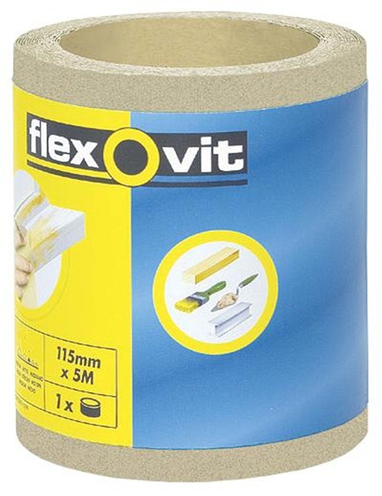 Rouleau Abrasif Flexovit Oxyde Aluminium 60g 5m - Ponçage Surfaces Diverses - 4