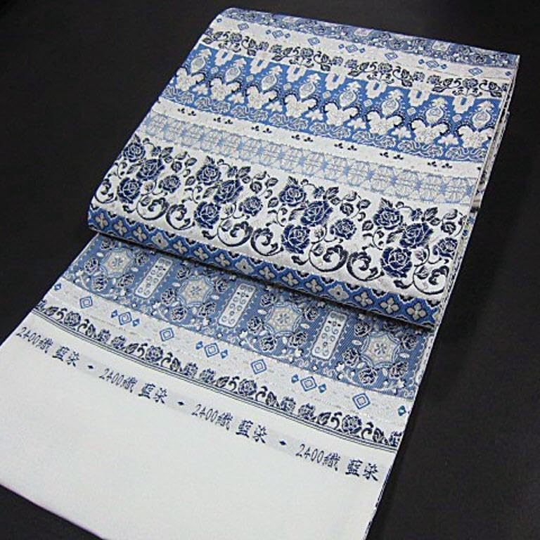 新品　西陣織袋帯　２４００織　藍染　ジャパンブルー　【綿芯御仕立付】 Amazon.co.jp: 西陣織袋帯 2400織 藍染 ジャパンブルー 綿芯御