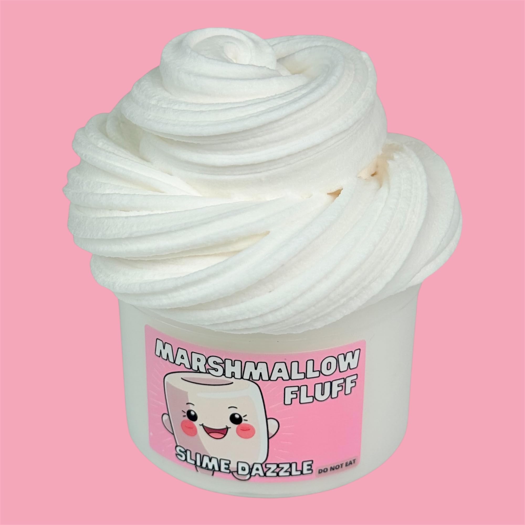 Slime White Butter Marshmallow Fluffy Slime Made in USA Non Sticky