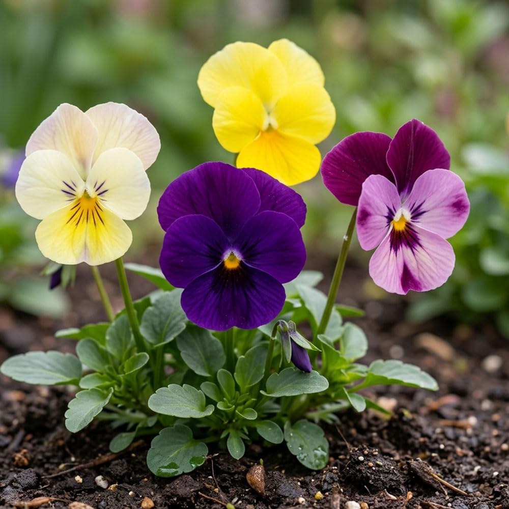Viola cornuta Frizzle Sizzle Mini Mixed F1 Seeds – Hardy Perennial – Frilly Mini Pansy Blooms – Ideal for Autumn & Spring Displays, Borders & Containers