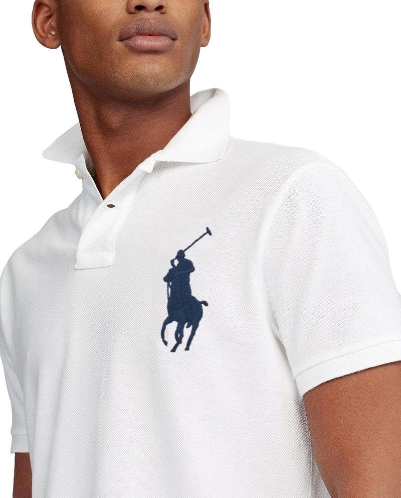 POLO RALPH LAUREN Men's Big Pony Classic Fit Mesh Polo Shirt2