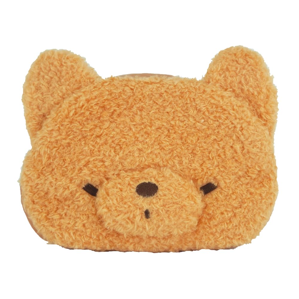 Sanlemon P-9462 Fluffy Cotton Pouch, Fox BR 5.5 x 2.0 x 4.3 inches (14 x 5 x 11 cm), Miscellaneous Goods, Small Items, Gusset, Zippered, Animal Fox : Toys & Games