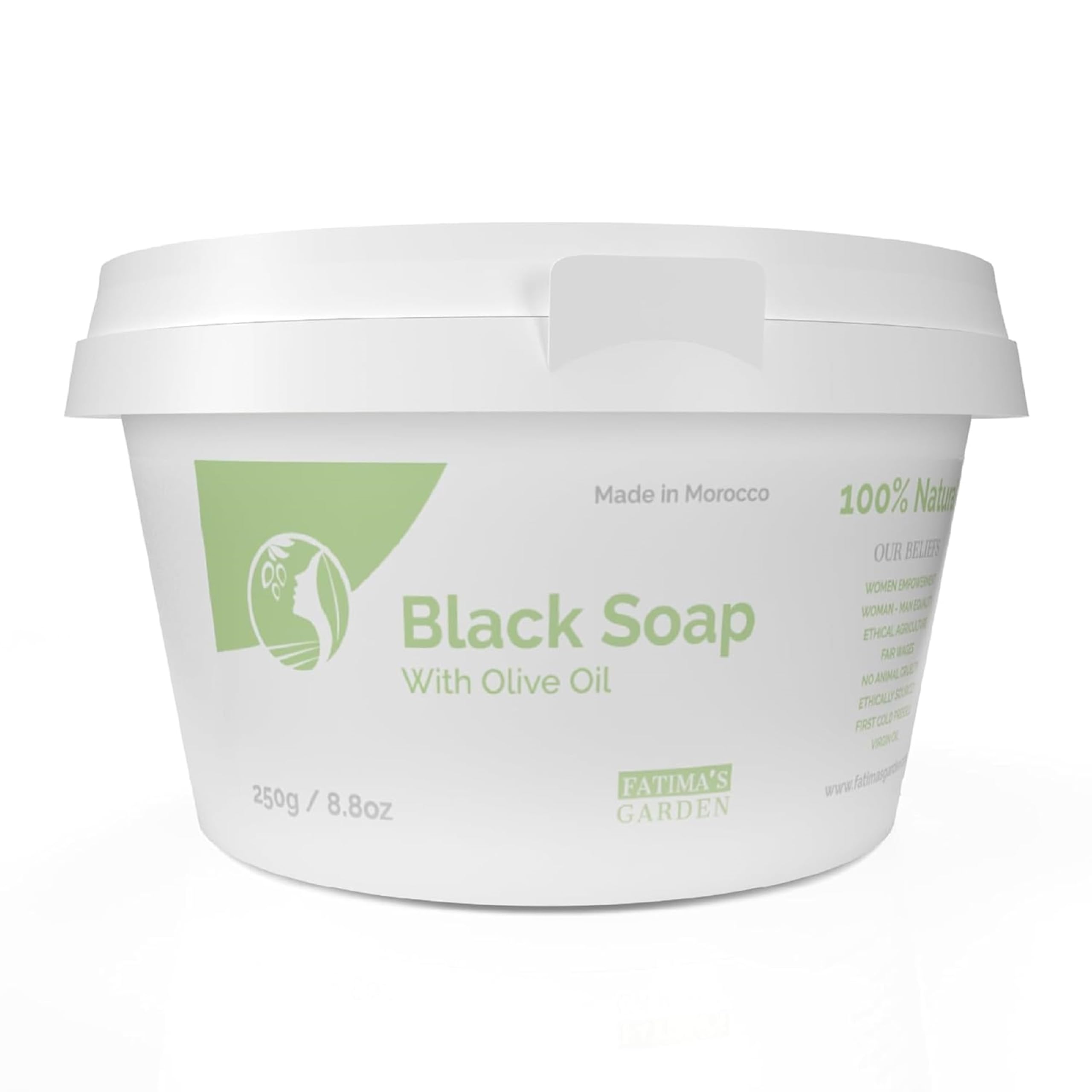 Olive Oil Black Soap - Natural Cleanser, 250g