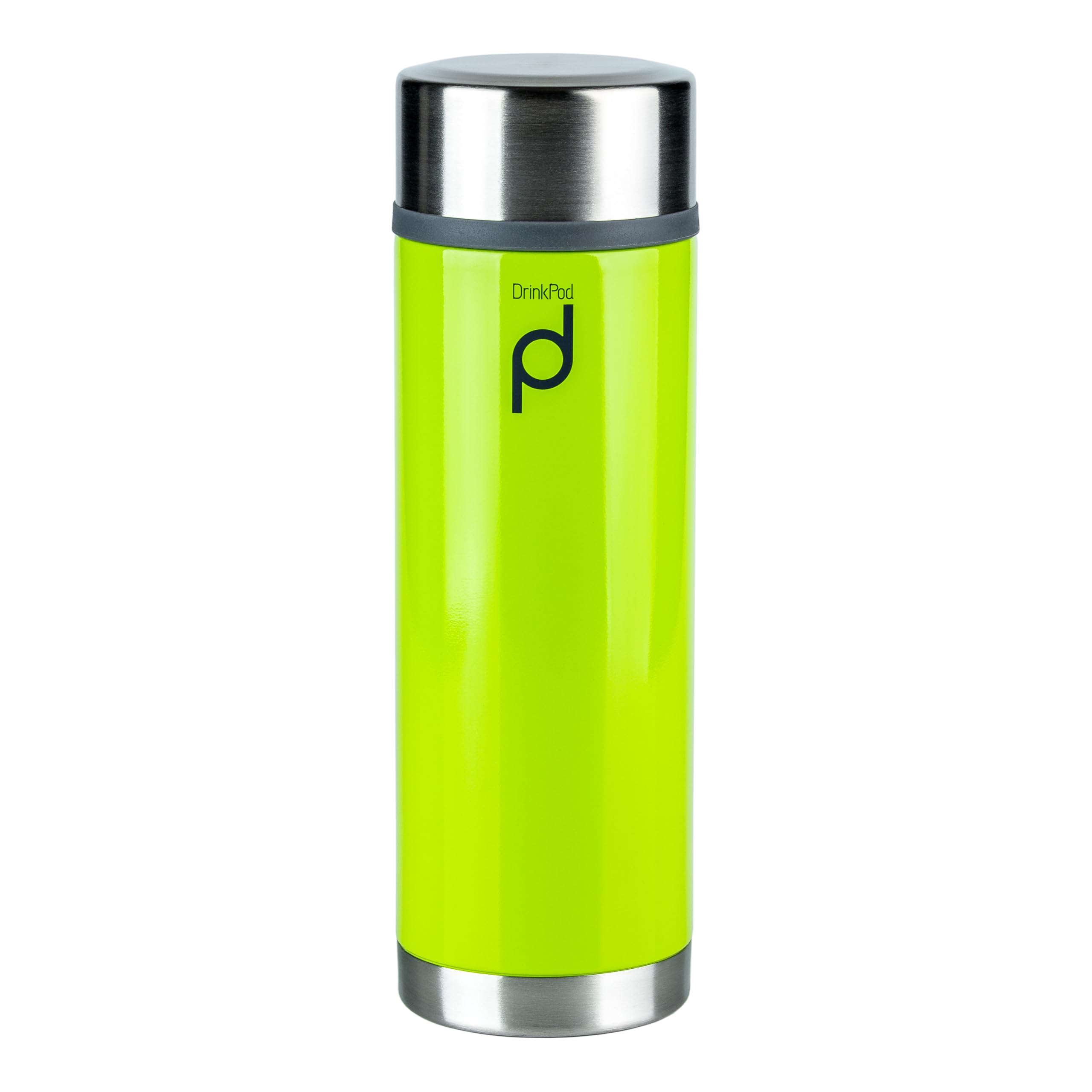 Pioneer Flasks Grunwerg Pioneer Drinkpod Stainless Steel Vacuum Flask in Green 350 Millilitre,HW-350G