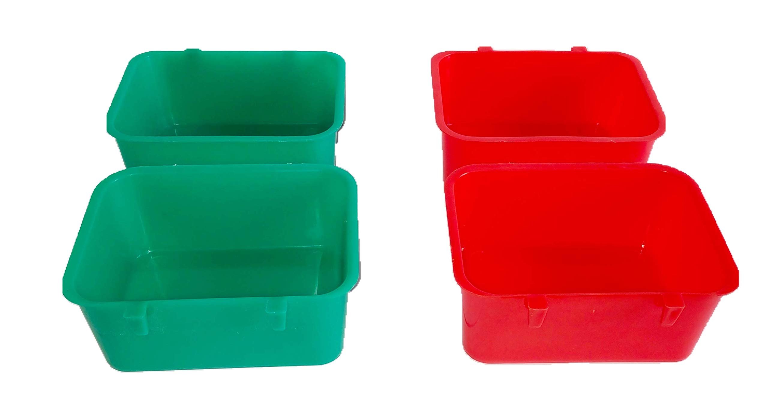 Pets Wizard Bird Cage Plastic Food Feeder Bowl/Rectangle Cups (Food & Water Feeder) (Set of 4, 250ml, Multicolour) (B08X76YWK2) Amazon Price History, Amazon Price Tracker