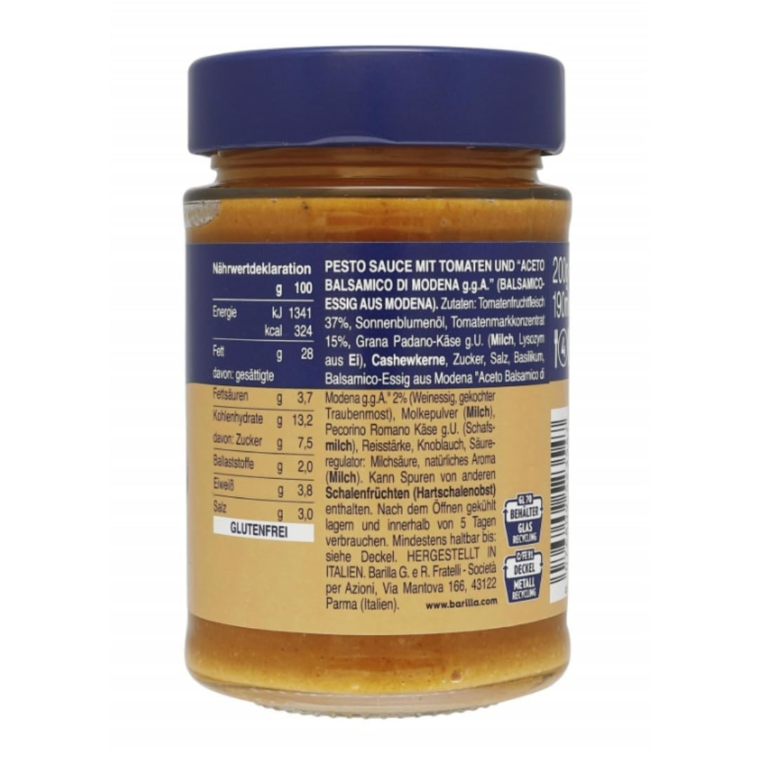 Mit Pufai Grocery, Barilla Pesto Rosso Soße 200 gramm x 5 STÜCK