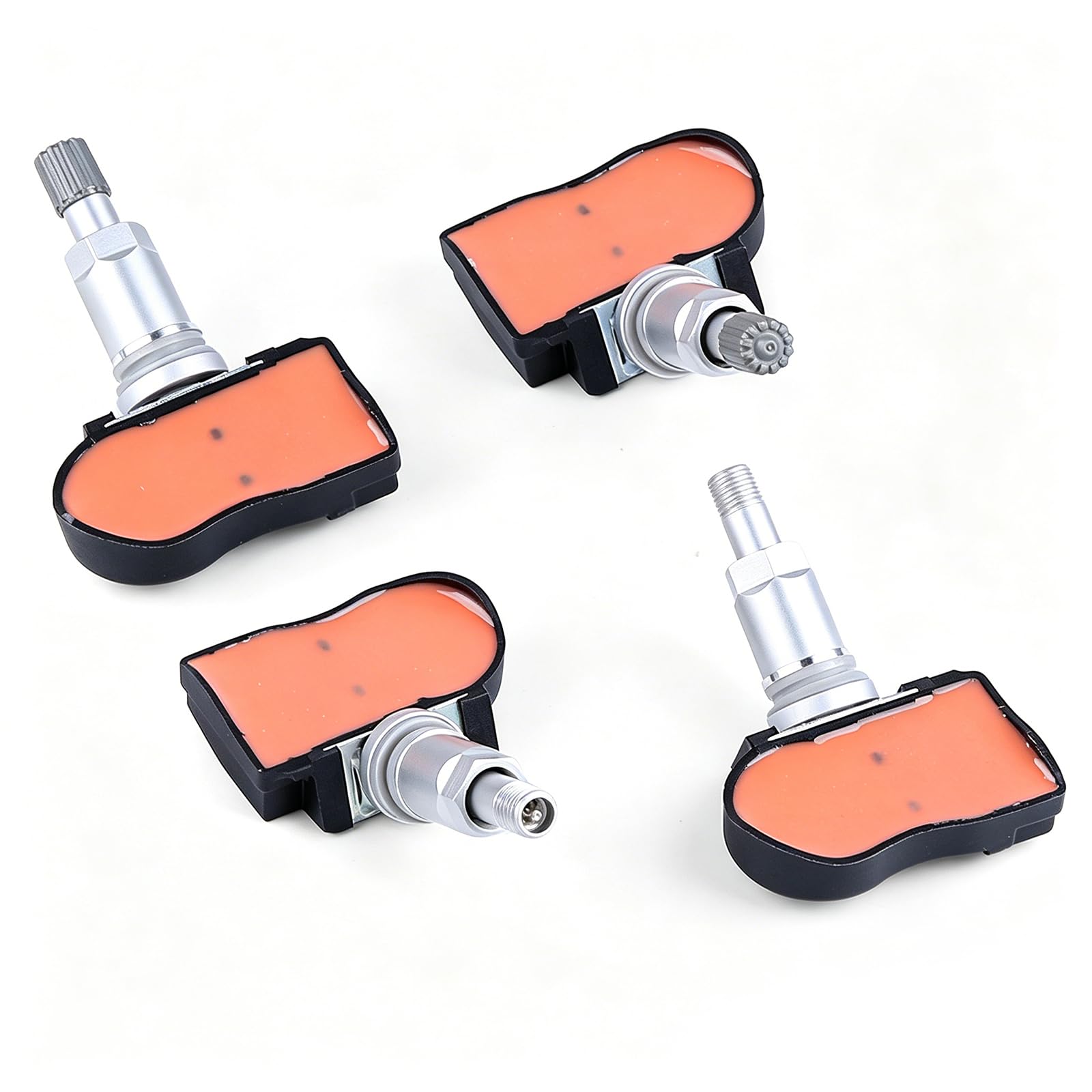 4 Pezzi Sensore di monitoraggio Pressione Pneumatici TPMS 433MHz 6855539 compatibili con BMW 1ER F20 F21 2ER F22 F23 F45 F46, Sistema di Controllo della Pressione Pneumatici