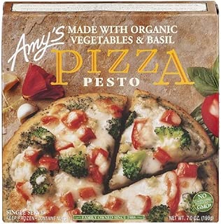 Amy's Organic Single Serve Pesto Pizza, 7 Oz (Pack of 12) - coolthings.us