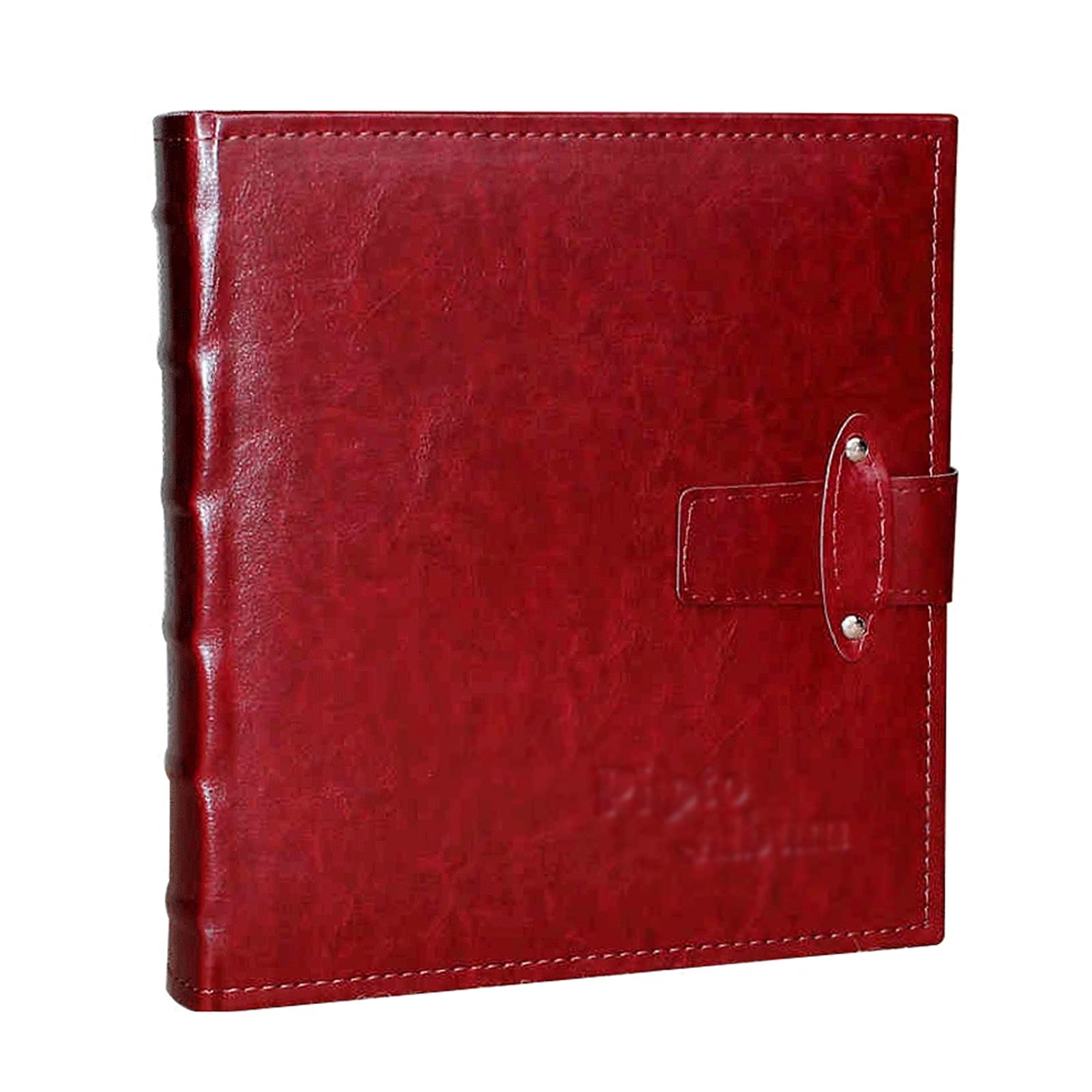 Album Photo Album Photo Couverture en Cuir 7 Pouces 200 Album d'album interstitial Photo Album de Mariage de Grande capacité Album Photo Scrapbooking (Color : A)