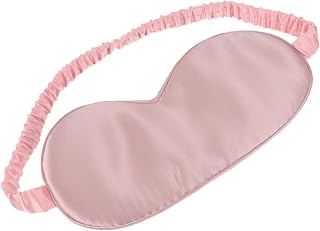 minkissy antifaz de seda máscara de ojos súper suave máscaras para los ojos cubierta de satén para los ojos máscaras de ojos para dormir máscara para el ojo dormido rosa