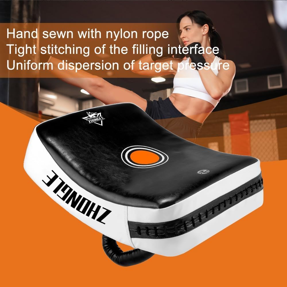Kick Shield, Curved Muay,Thai Kicking Shield Strike Pad,Trittschlagpolster Kick Shield,Schlagschild,Schlagpolster,Thai Pads,Schlagkissen Kampfsport