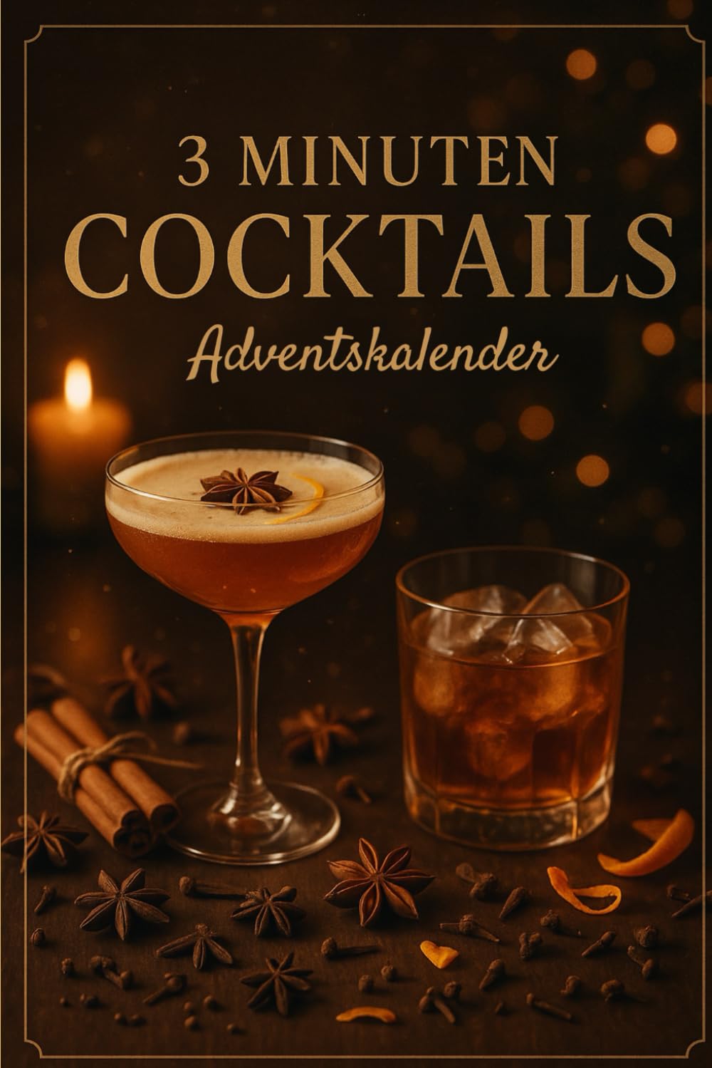 3 Minuten Cocktails – Adventskalender: 24 schnelle Winterdrinks & festliche Cocktailrezepte – Genieße jeden Tag im Advent mit kreativen Rezepten, Mixideen & Aromen von Weihnachten