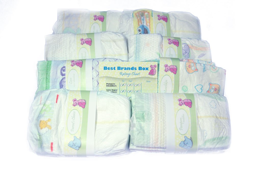 Perfectly Picked Diaper Sampler Best Brands Box Disposable Diaper Variety Pack