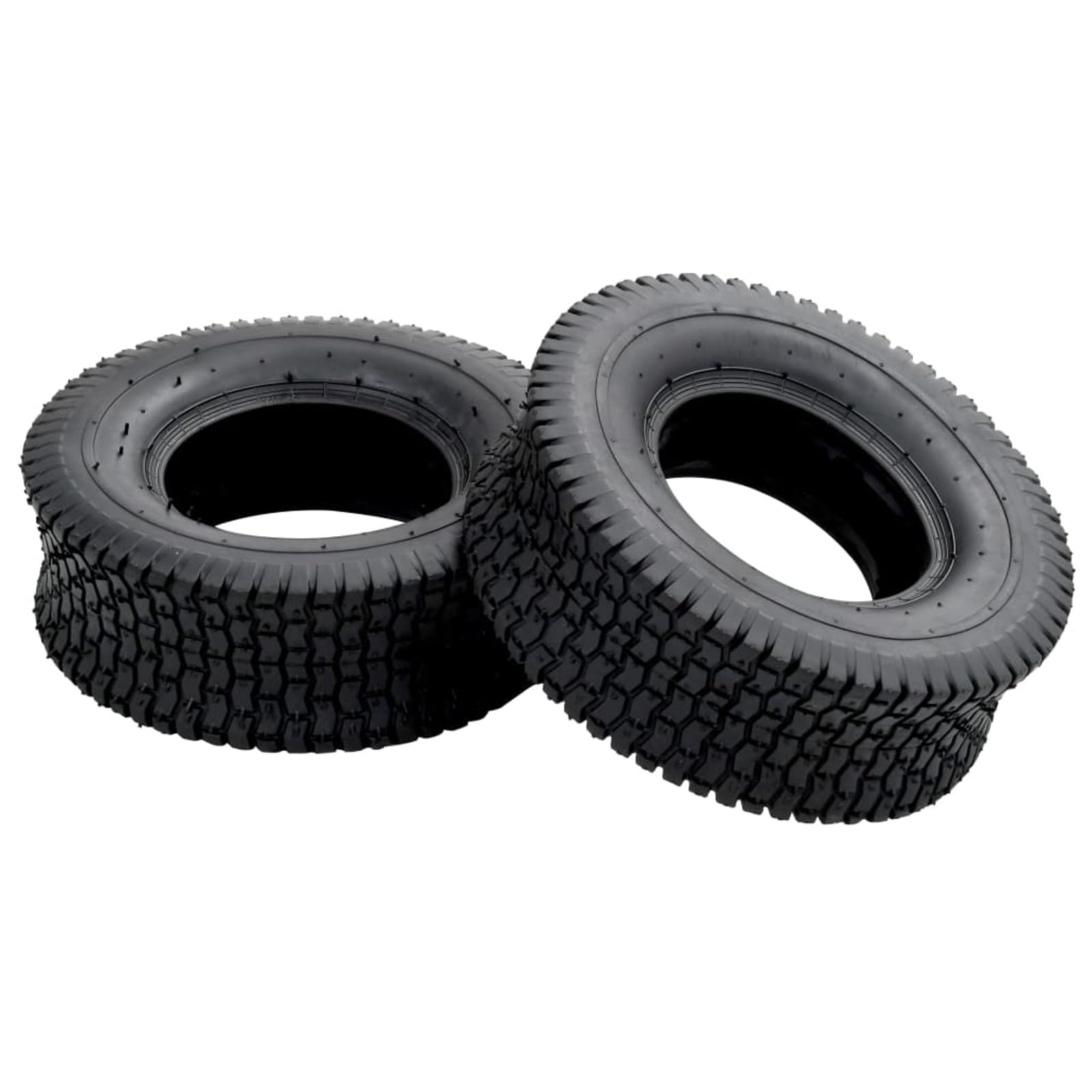 Homgoday Ruedas de Repuesto Antipinchazos para Carretillas y Carros Manuales - 13x5.00-6 4PR, Negro, Goma, 140 kg