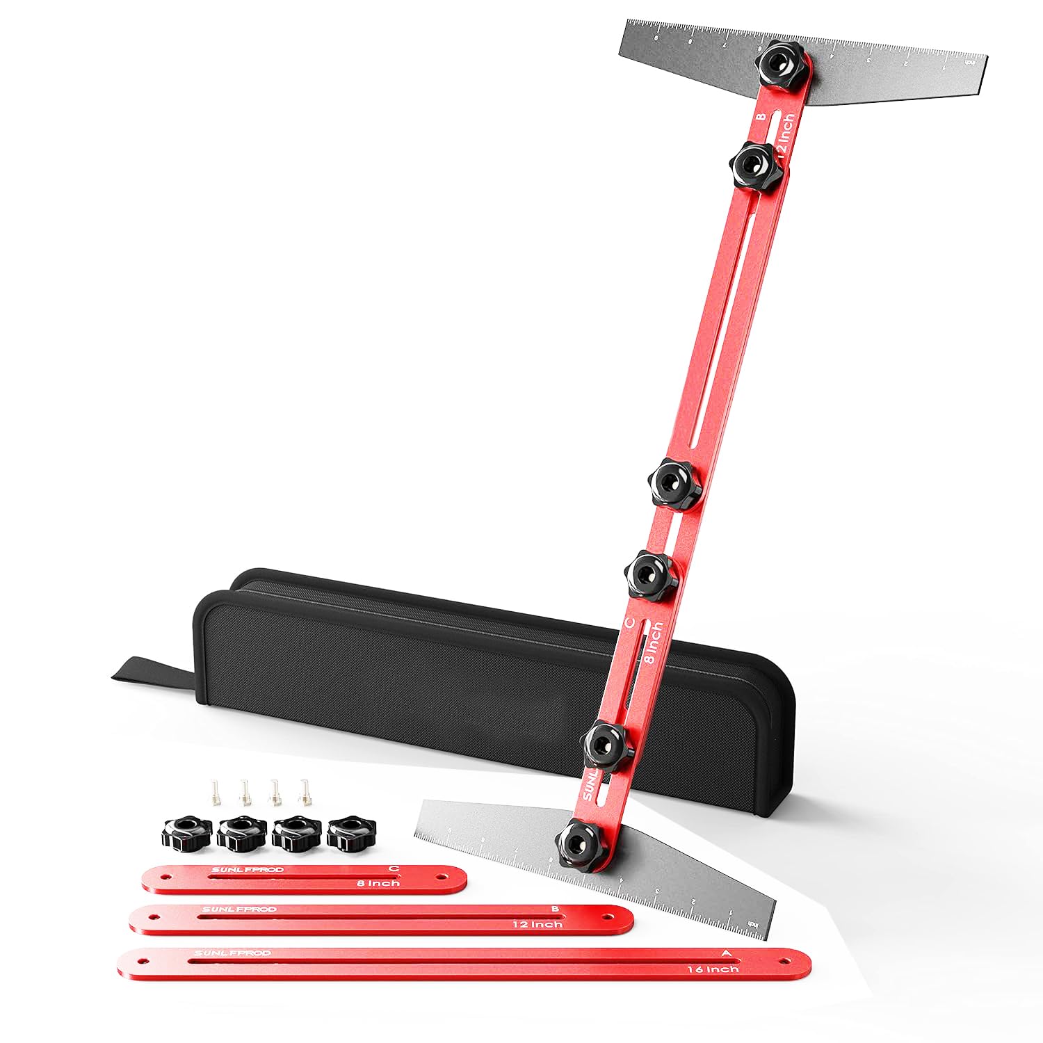 Stair Tread Staircase Step Treads, New Version Stainless Steel Measuring Tool Solid Stair Tread Gauge