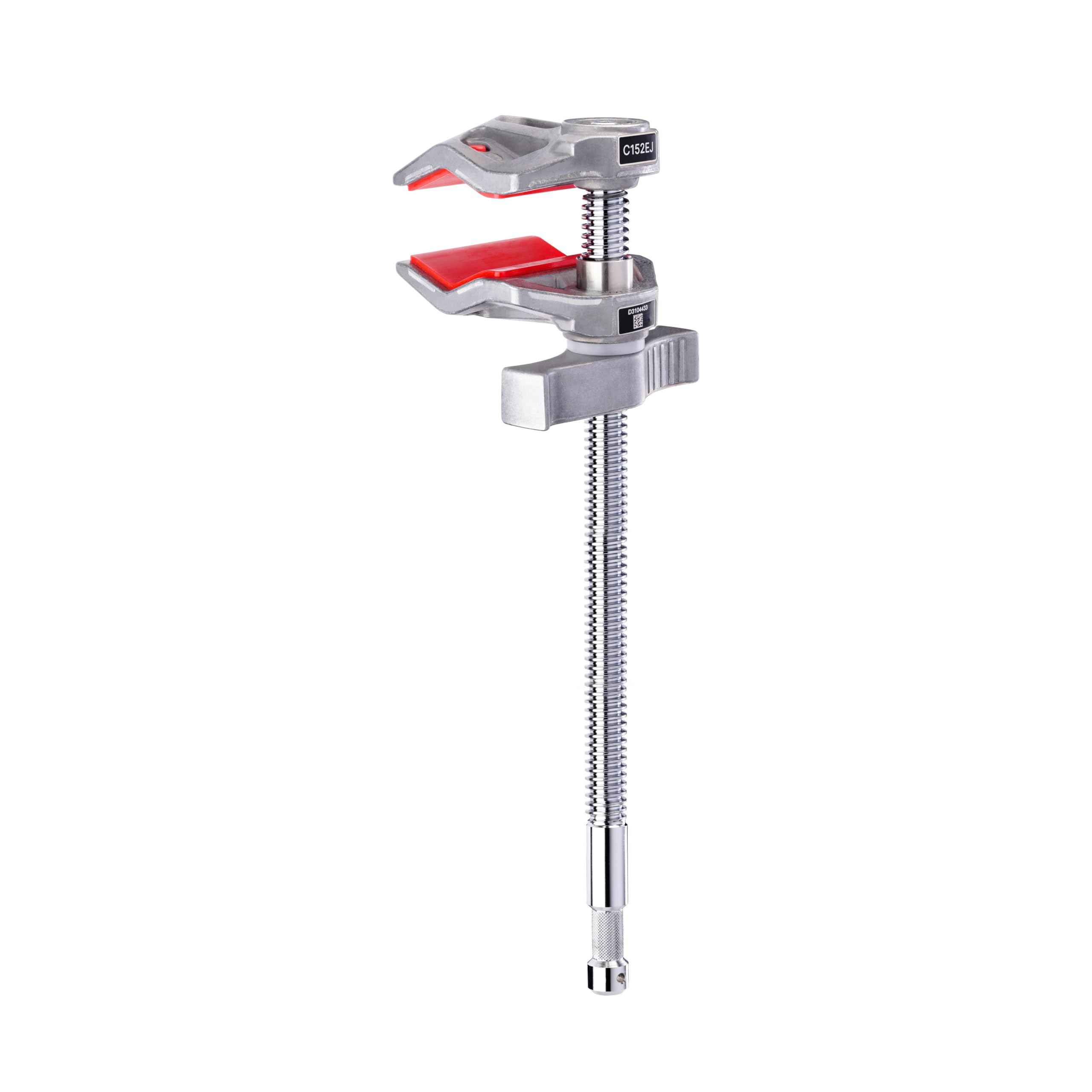 Manfrotto Ścisk śrubowy 6" ze szczękami - zacisk śrubowy do dużych obciążeń ze szczękami - 6"/15 cm pojemność otwierania - 50 kg maksymalne obciążenie użytkowe - 5/8" / 16 mm Baby Pin - C152EJ