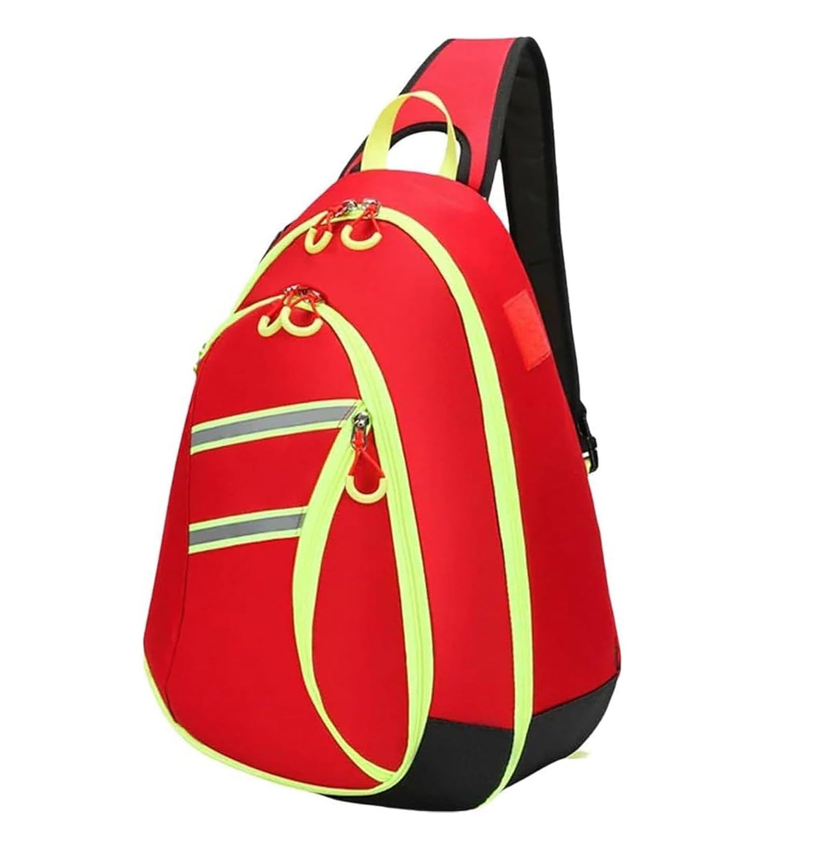 Plecak pierwszej pomocy, torba na ramię na sprzęt medyczny ratownictwa medycznego, puste torby ratunkowe idealne na kemping, wędrówki i trekking(Red,48 * 35 * 25cm)