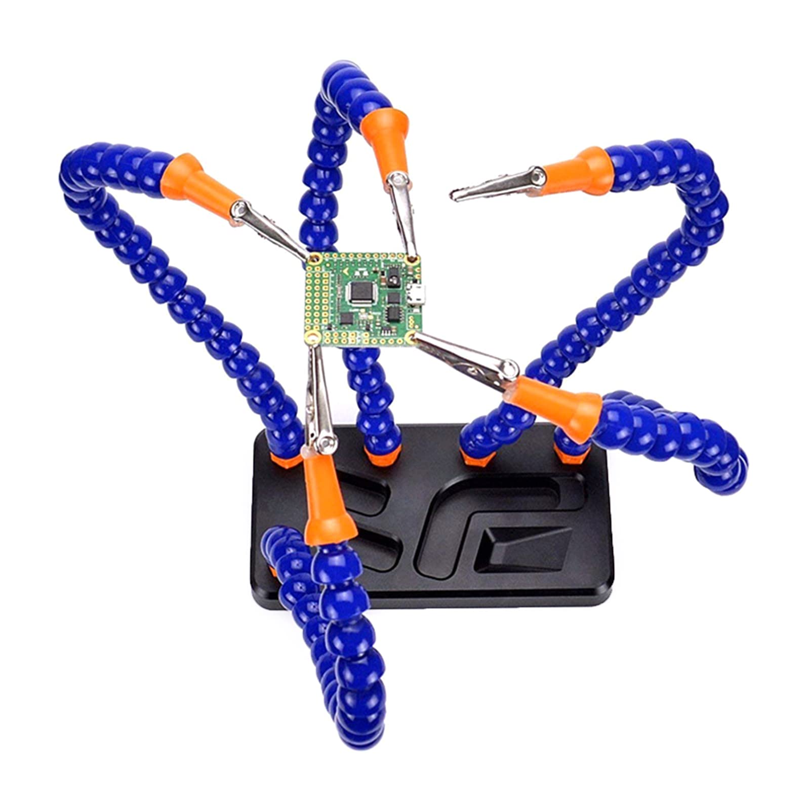 Soporte de soldadura profesional de tercera mano, soporte para PCB, cinco brazos para ayudar a las manos, joyería, pasatiempos, taller, ayudar