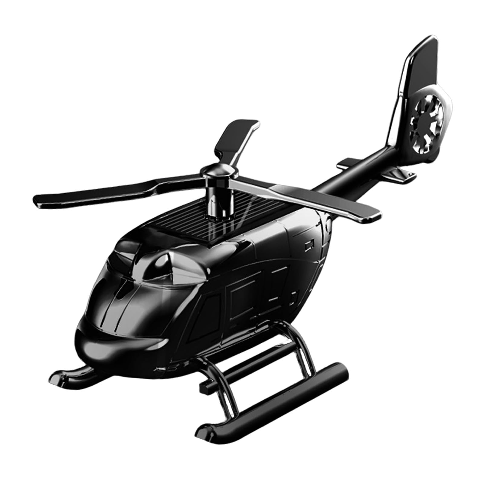 YROHGKPN Solar Dashboard Ornament Remote Control Helicopter Figurine
