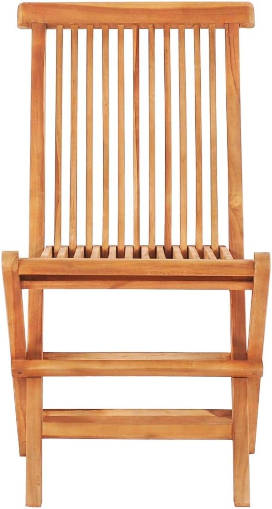 3 Piece Folding Bistro Set,Patio Decor,Patio Chairs,Outdoor Table Chairs,Conversation Furniture,Afternoon Tea Suit, for Yard, Patio, Garden, Poolside, Balcony,Solid Teak Wood