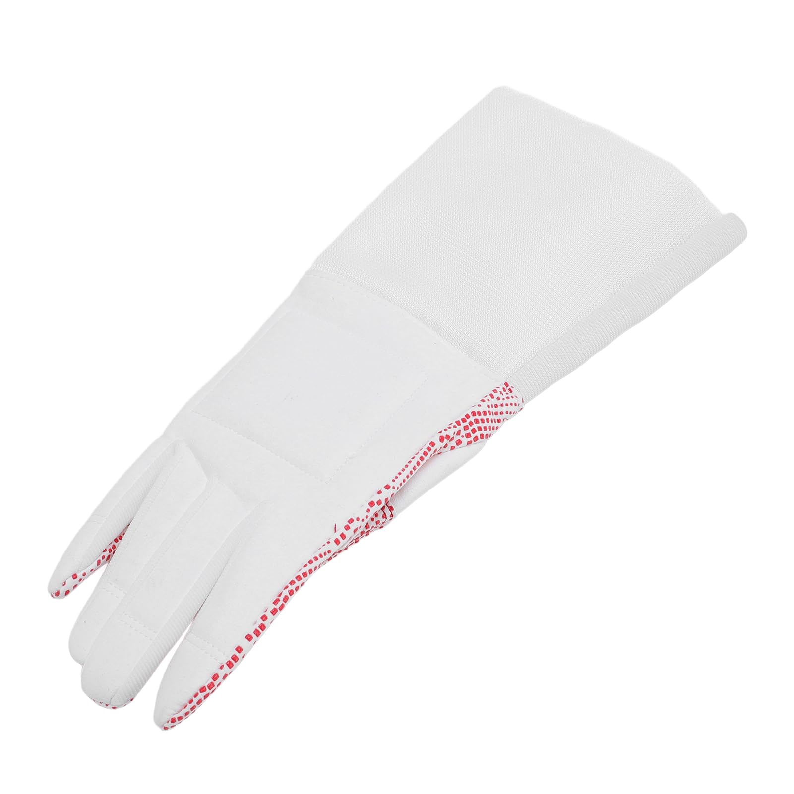 Guanto antiscivolo in pelle con design a pois in plastica completa per allenamento Epee per adulti versione destra