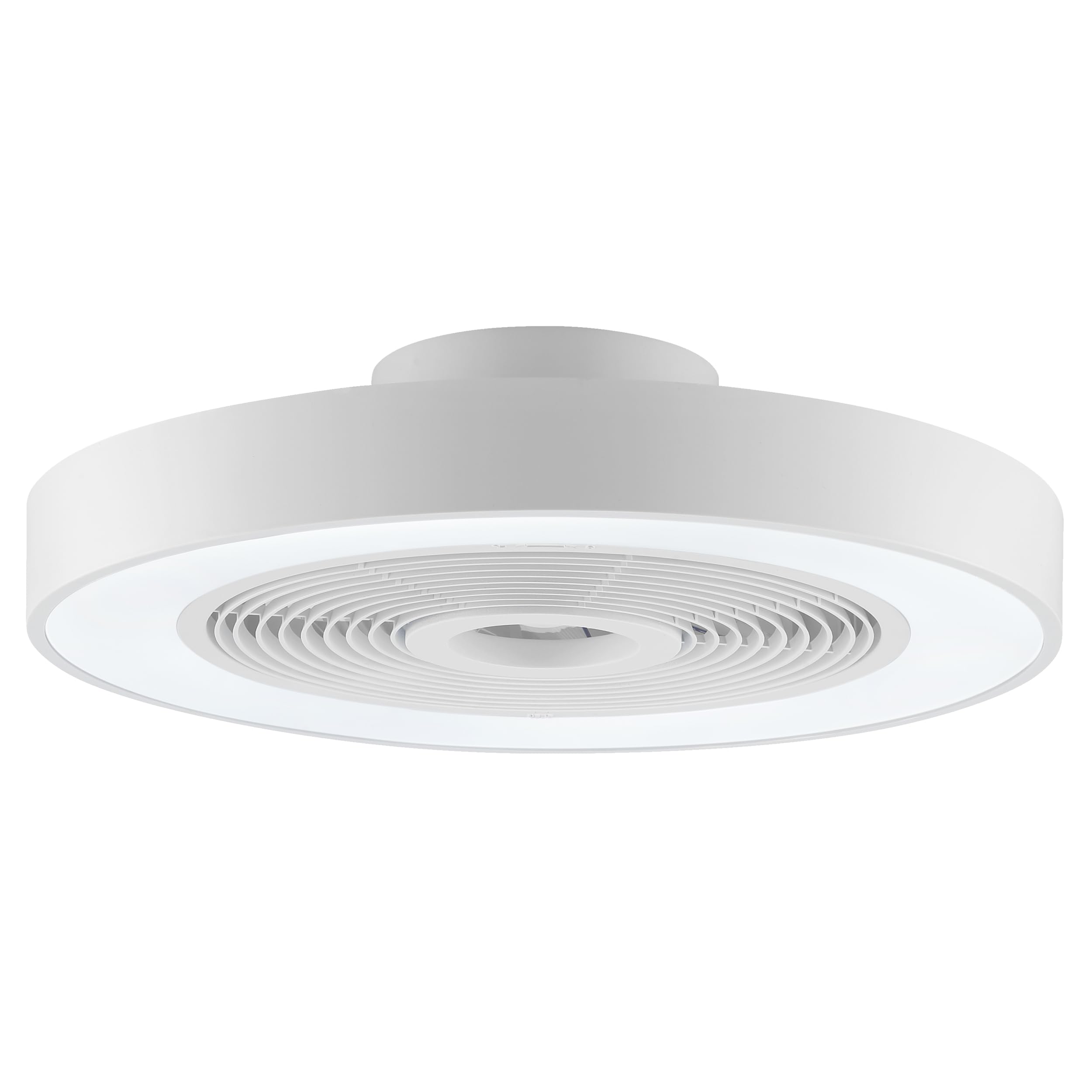 Lightbox LED-Deckenleuchte mit Ventilator, Ø 49 cm, IC-RGB, 4700 Lumen, | LED-Deckenleuchte mit Ventilator, Ø 49 cm, IC-RGB, 4700 Lumen, 2700-6500 Kelvin, dimmbar, CCT, Vorwärts- u. Rückwärtslauf