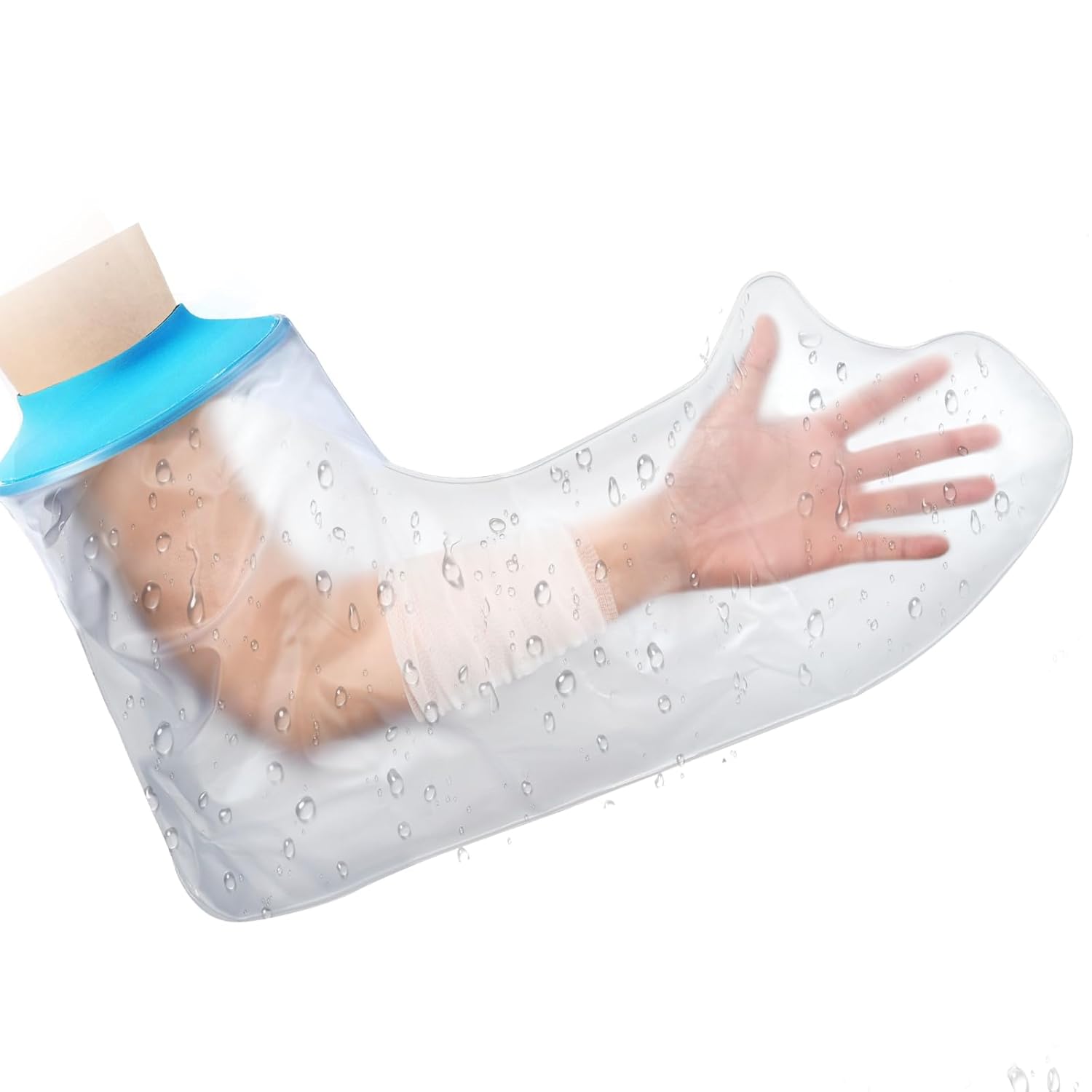 Divvsck Waterproof Arm Cast Cover for Shower Adult Arm, Reusable Cast Shower Cover