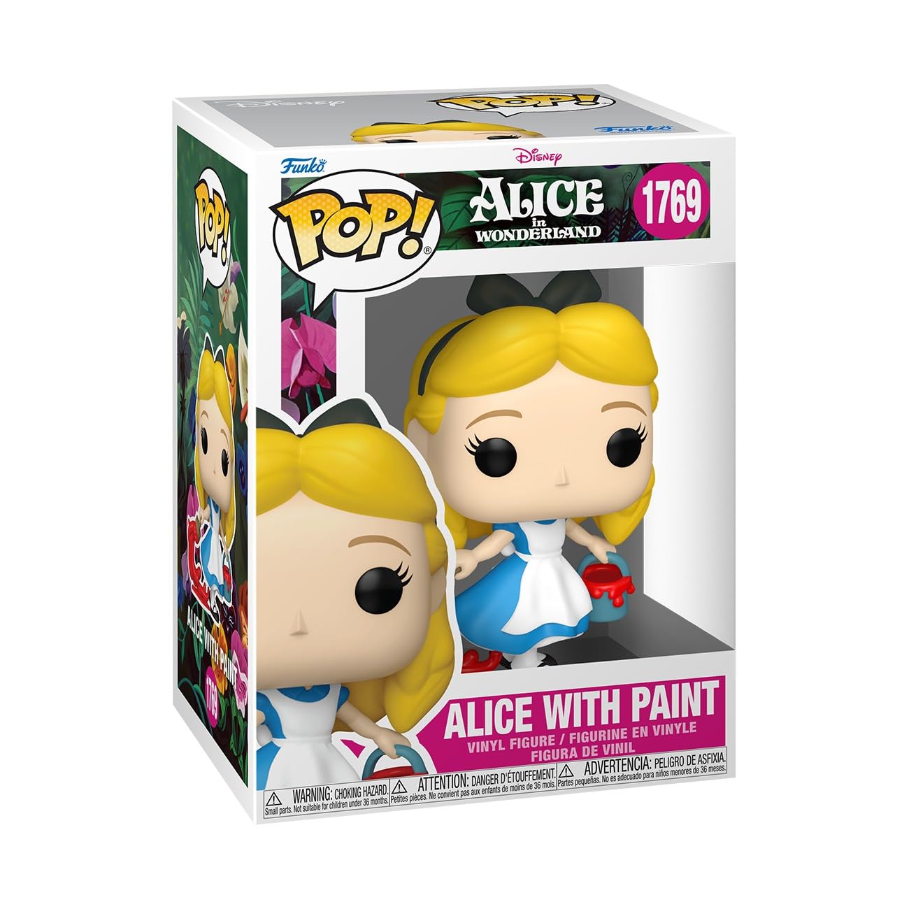 Pop! Disney: Alice in Wonderland Classic - Alice with Paint - Collectable Vinyl Figure - Gift Idea - Official Merchandise - Toys for Kids & Adults - Cartoon/Animation Fans