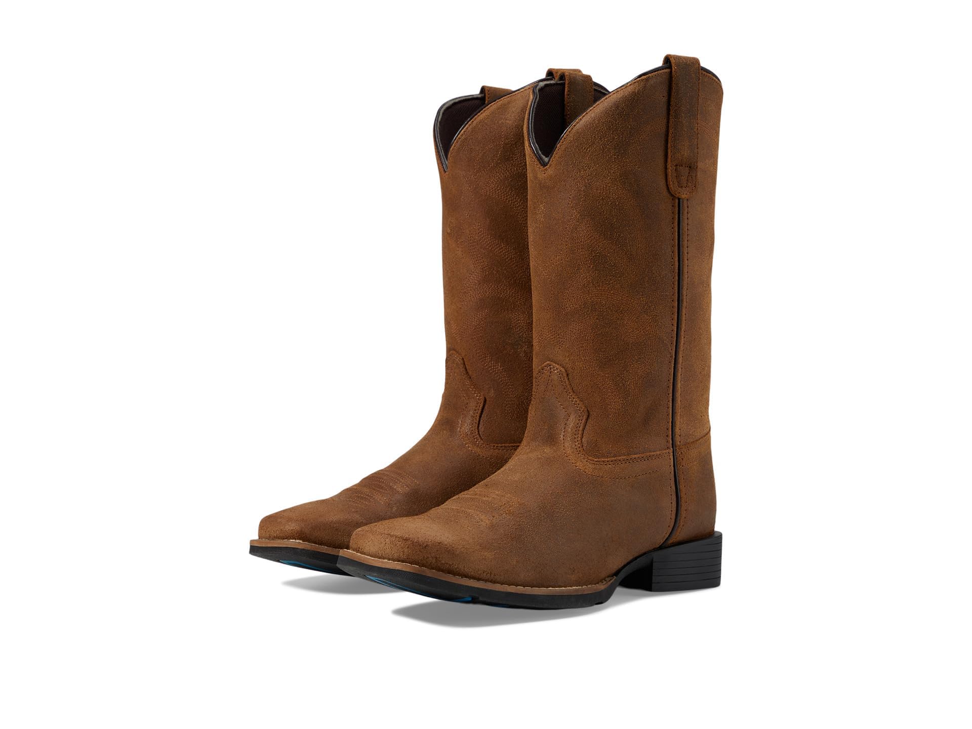 ROPER Mens Monterey Square Toe Pull On Casual Boots Mid Calf
