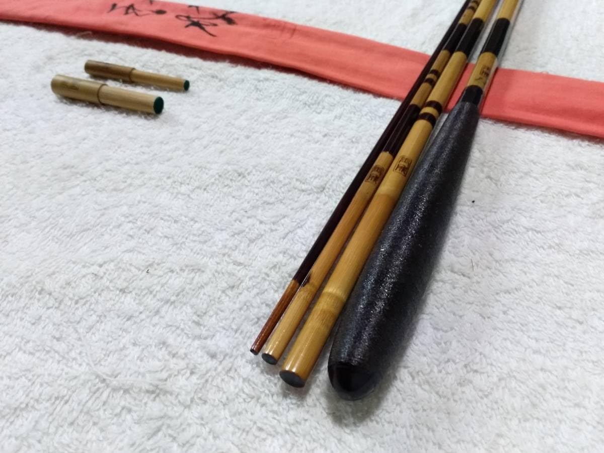 紀州銘竿 至連 極 拳 天河 金梨地笛巻 高野竹 10.2尺 4継 超 新作</br