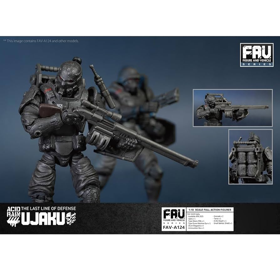 ACID RAIN アクションフィギュアキットセット Amazon | HiPlay TOY ALLIANCE 1/18 ACID RAIN FAV-A124 乌鹊