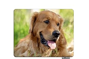 Golden Retriever Dog Gaming Mouse Pad 9.5 X 7.9 Inch