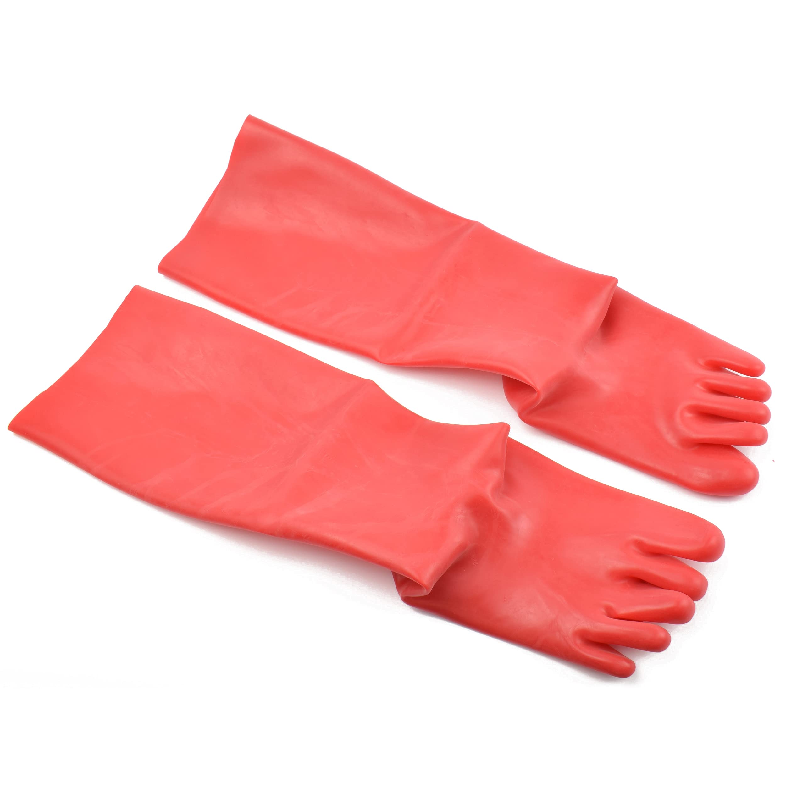 Rubberfashion Chaussettes sexy en latex avec orteils - unisexe - mi-mollet long