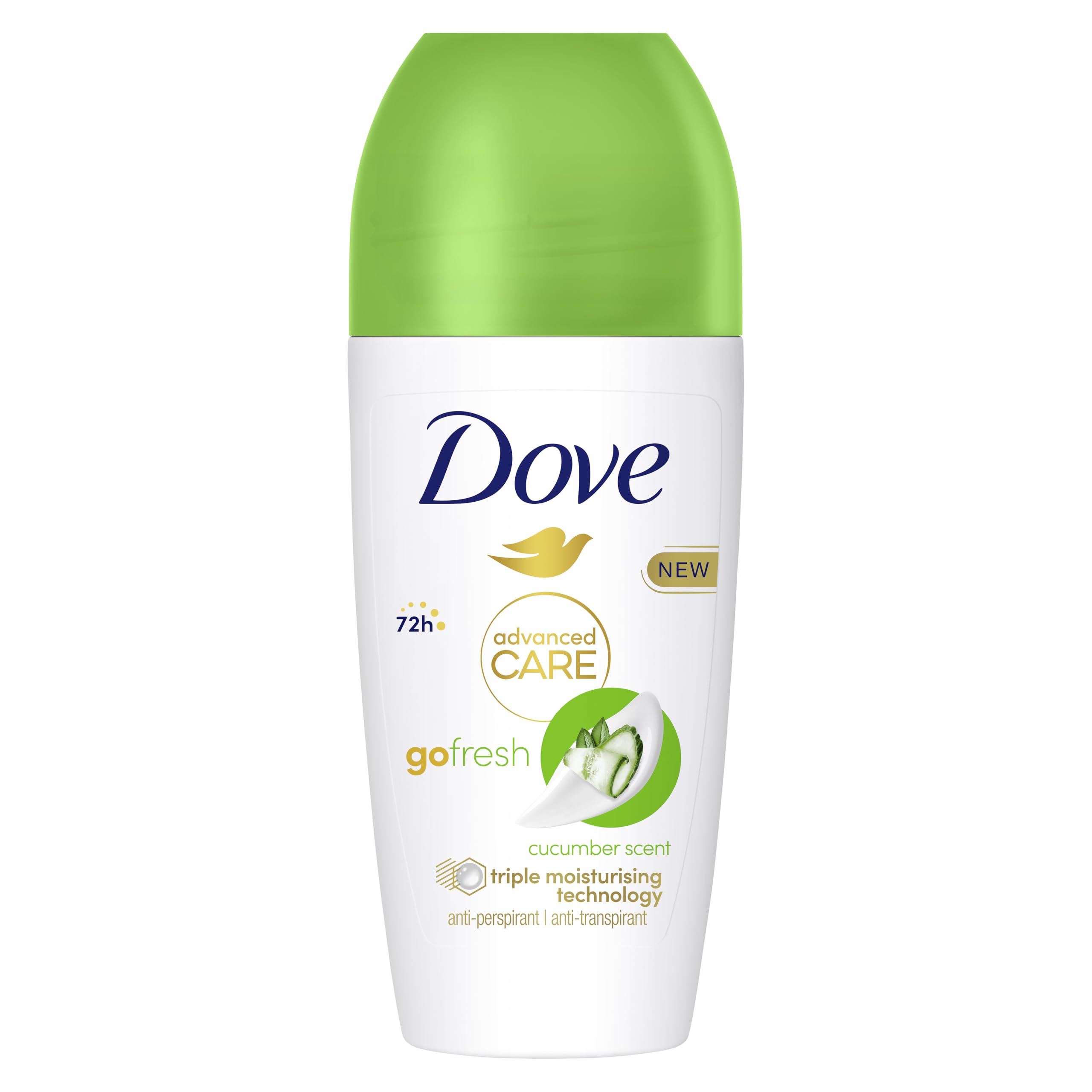 Dove Advanced Go Fresh Cucumber Scent Roll-On Deoderant 50ml