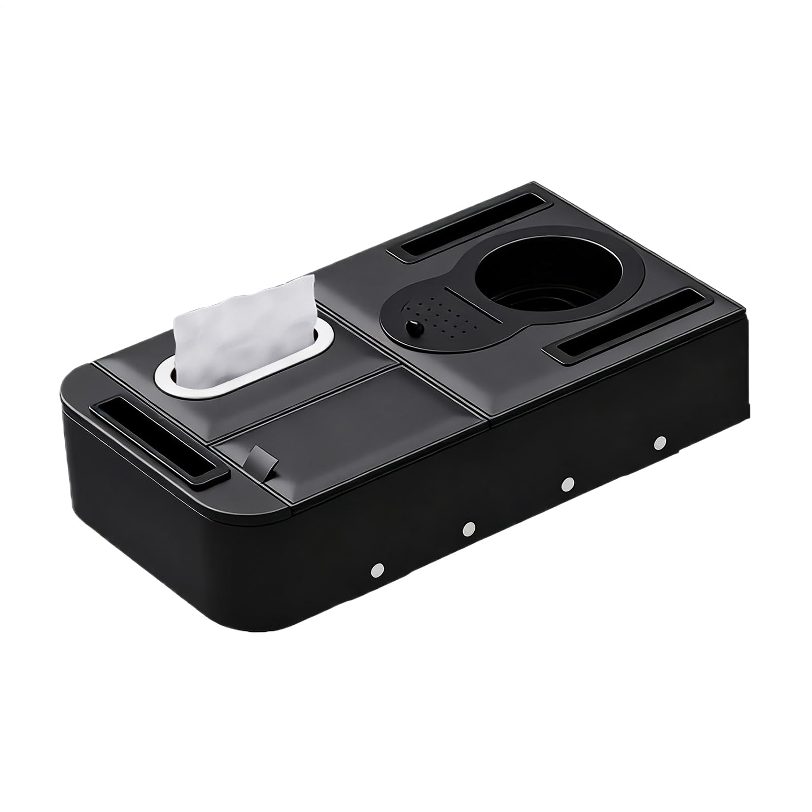Funda de apoyabrazos para coche multifunción de cuero sintético apoyabrazos
