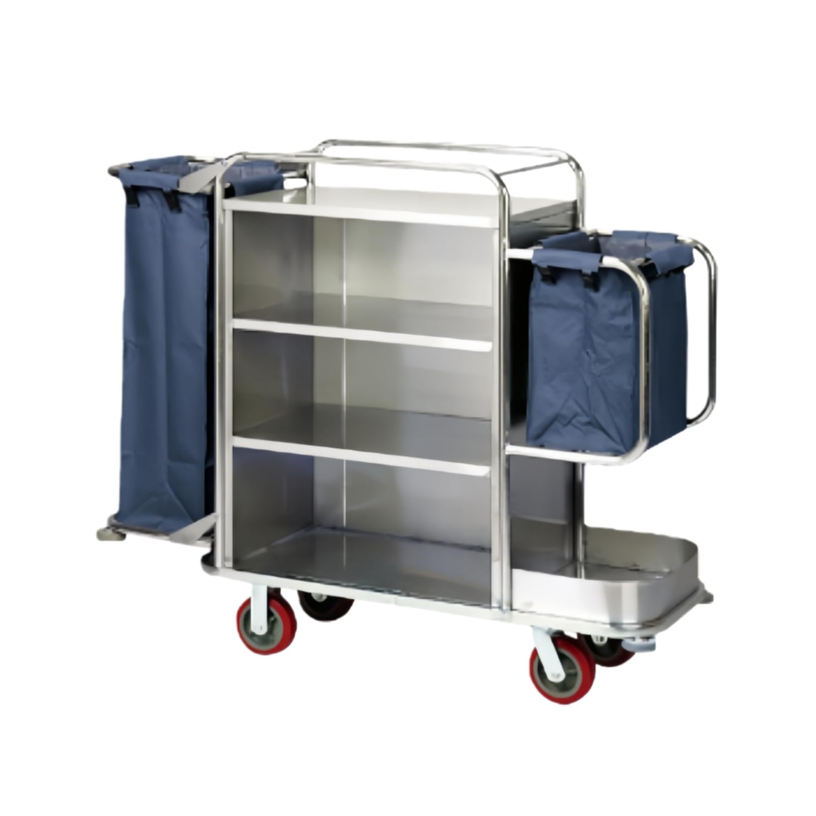 Carrito de limpieza con ruedas, organizador de suministros rodantes para limpieza, conserjería, hotel, carrito de mantenimiento