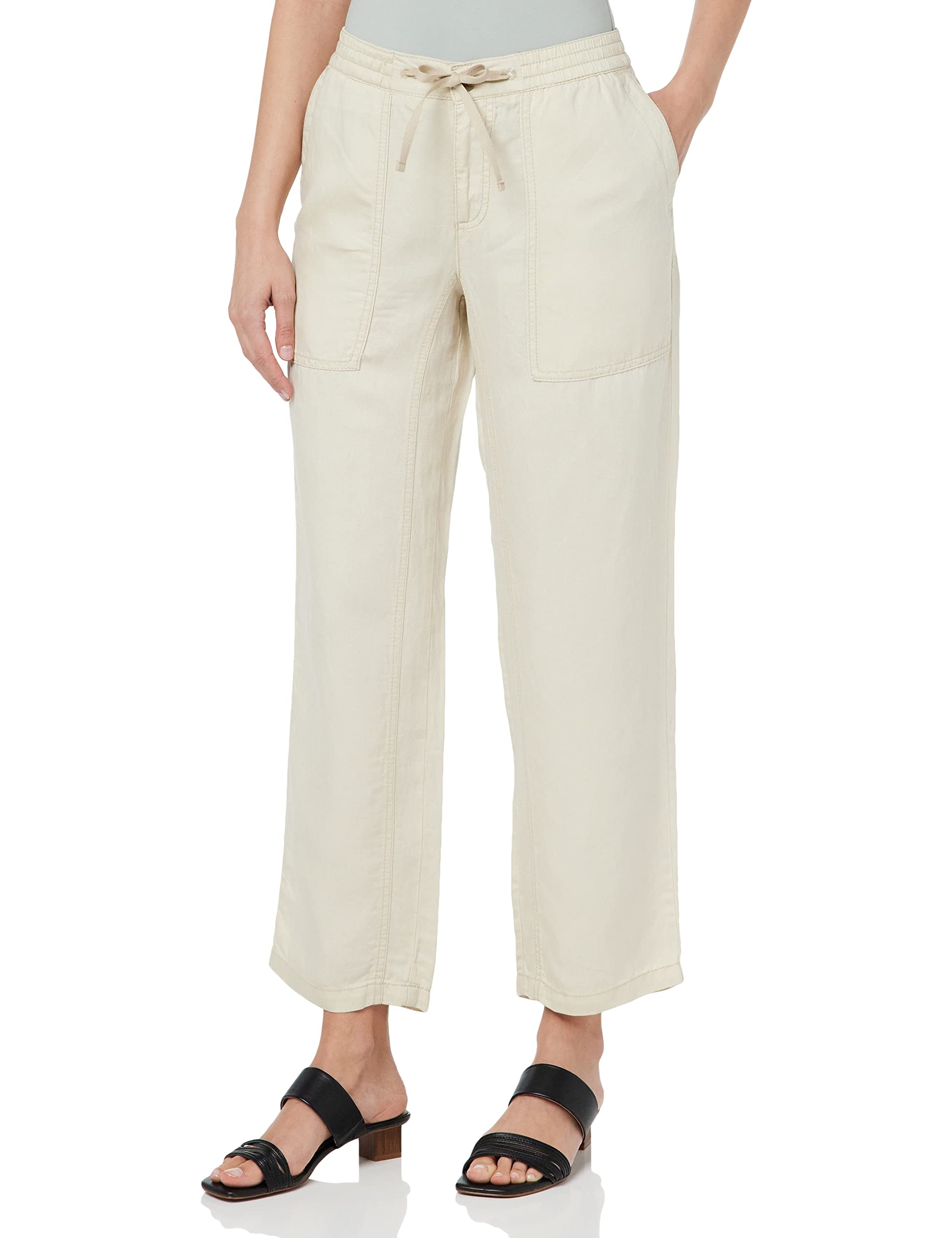 camel active Women's Loose Fit Worker Trousers with Tencel™ Lyocell