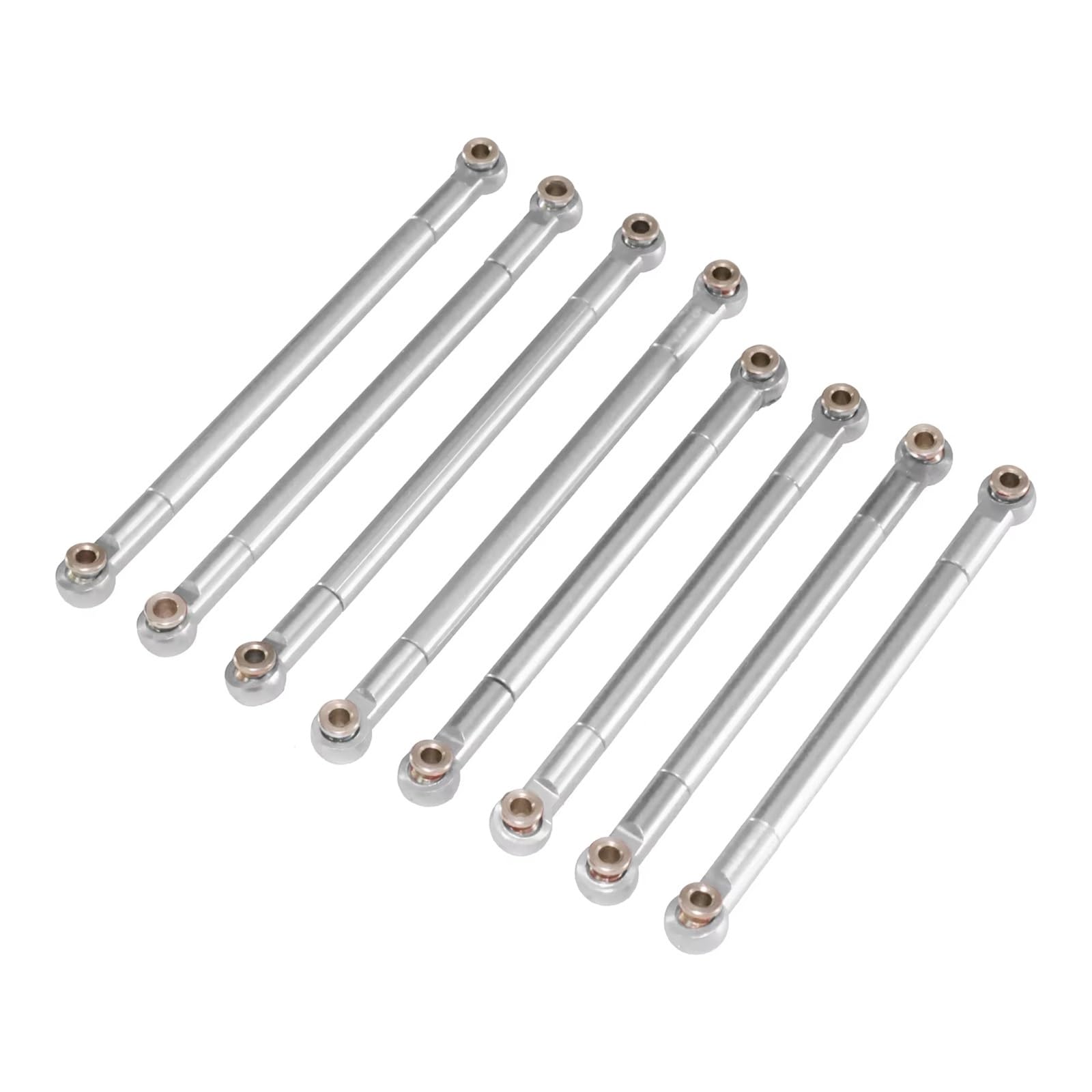 Rc Special Connecting Rod for MJX H6 16207 16208 16209 16210 Metal Steering Rod Remote Control Car Tracked Vehicles Parts and Accessories Upgrades Replacement Use(Gray)