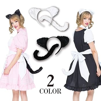 エナメル猫耳コスプレ Amazon.co.jp: [AwwwCos] 猫耳 コスプレ 7点セット ネコミミ